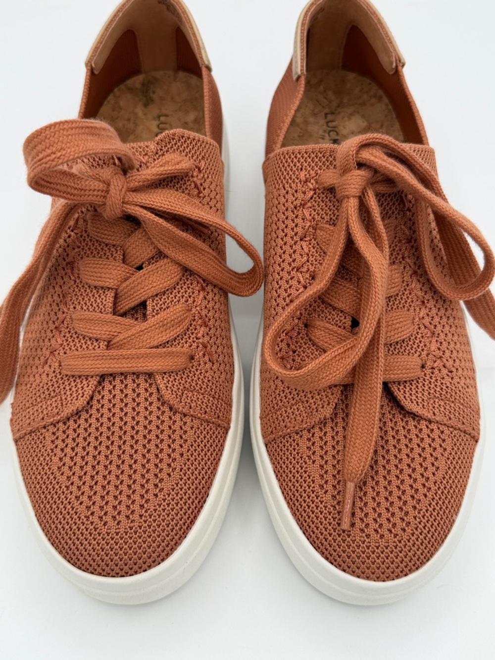Lucky Brand Tenuda Knit Sneakers, rust - Picture 2 of 8